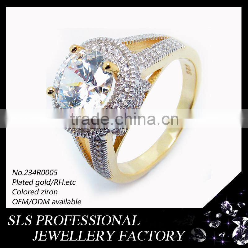 LATEST JEWELRY original design China gold supplier factory wholesale directly SILVER JEWELRY RING plated gold WEDDING JEWELRY
