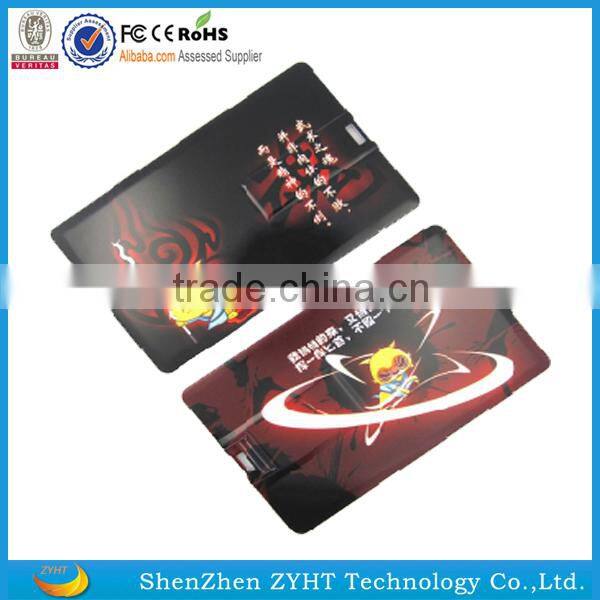 fashion design promotional credit card business card bank card usb flash drive