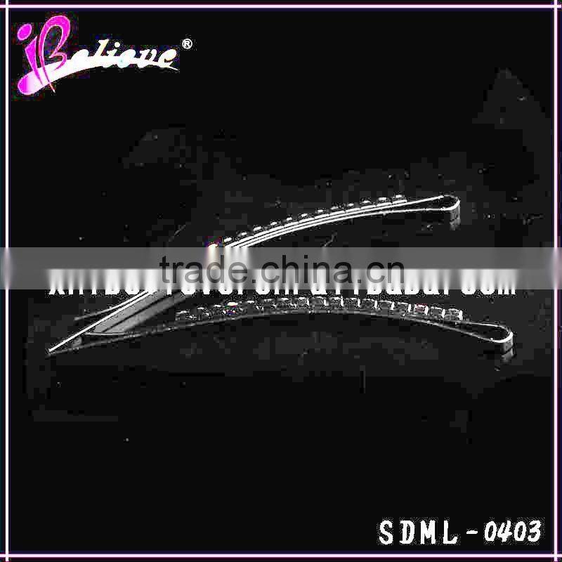 Mini hair clip wholesale crystal diamond hair pins,fashion headwear for girls