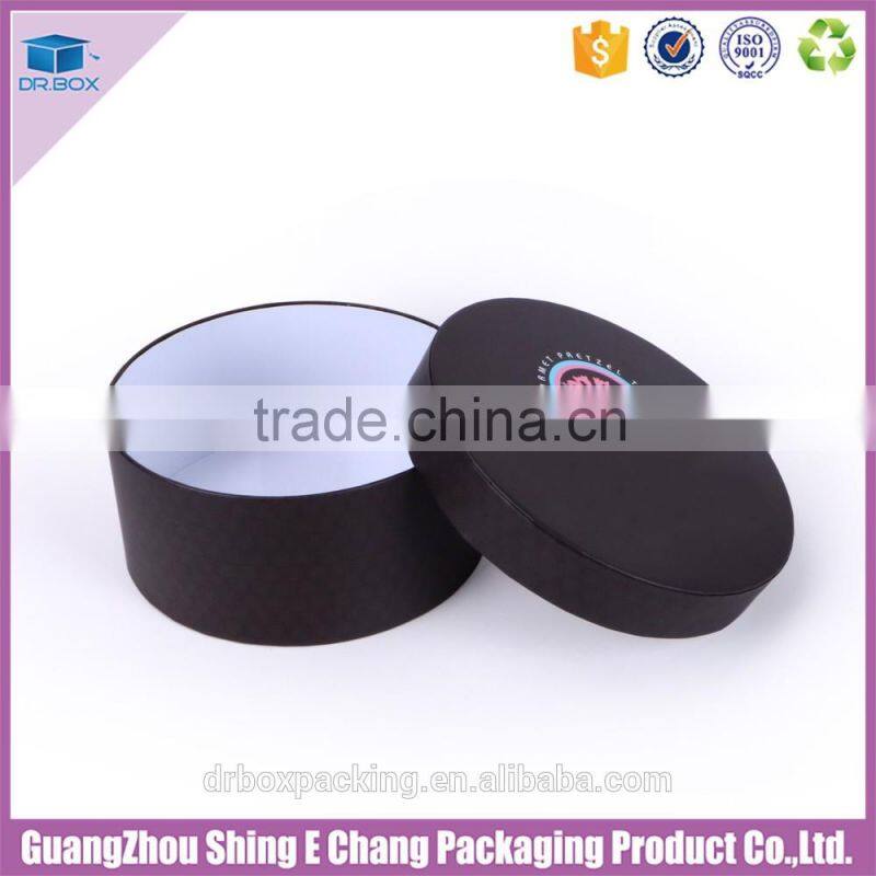 Round157g double copper paper 4 color printing logo custom luxury gift box,gift storage box