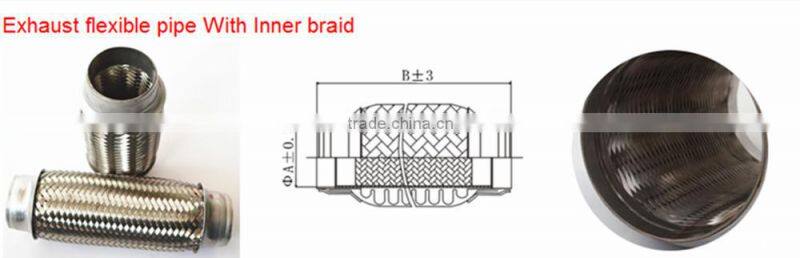 Honest double braided exhaust flexible pipe manufacturer