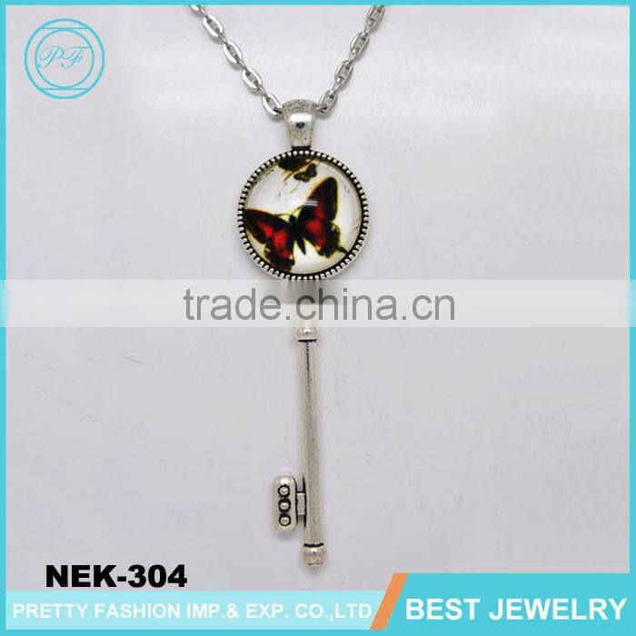 yiwu top sale cheap new arrival jewelry archer arrow sagittarius necklace for women