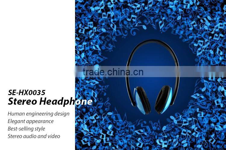 Shinning Colorful Wired 3.5mm Stereo Headphones Headsets Foldable and Portable for enjoy music anywhere