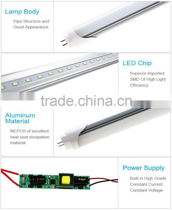 high lumen indoor lighting tube led light office UL ROHS