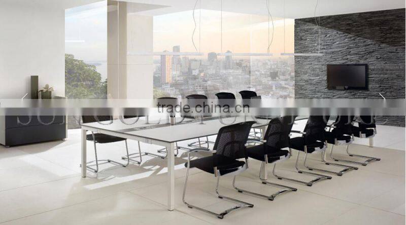 Luxury Large Meeting Room Long Table Modern Rectangular Conference Desk(SZ-MT120)