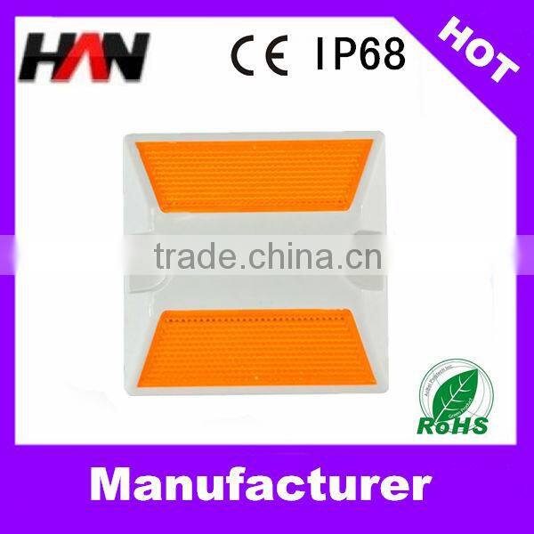 HAN-11 PC Reflective LED tempered glass road stud ( Five Color Can Choose )