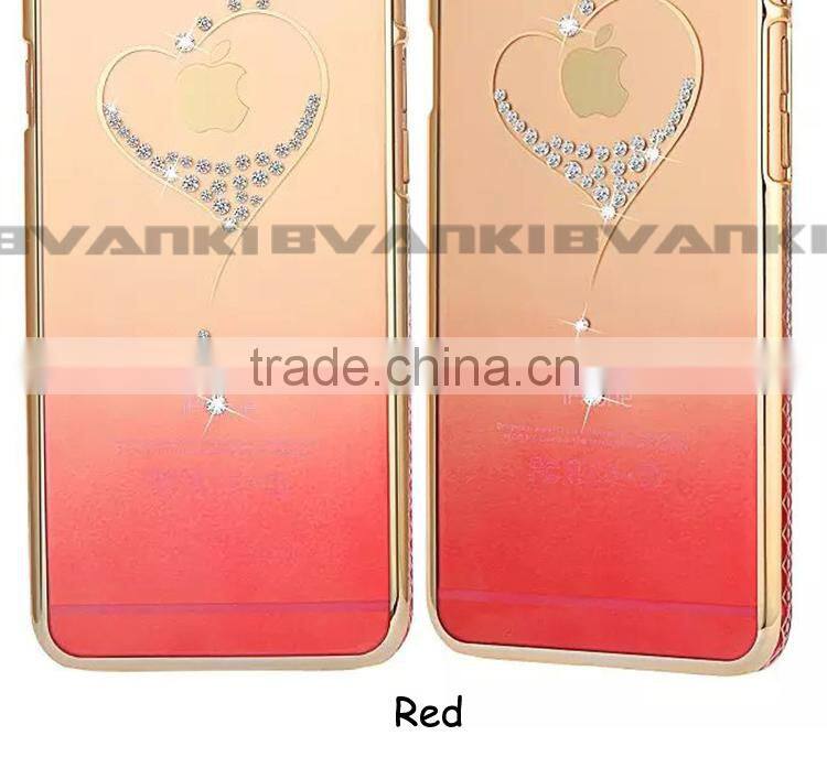 Hot Bling Mobile Phone Cover Sublimation For iPhone Cover,Mini PC Case For iPhone 6 Housing Back Cover Celulares Grandes