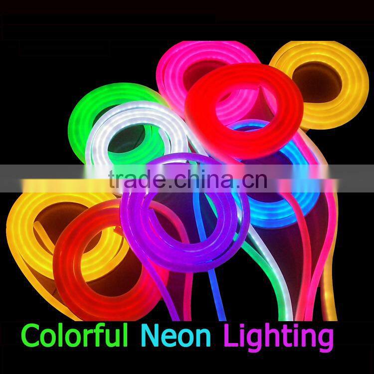 110v 220v flexible neon strip light red blue yellow green warm white rgb 4.5w/meter outdoor decoratio best led neon flex price