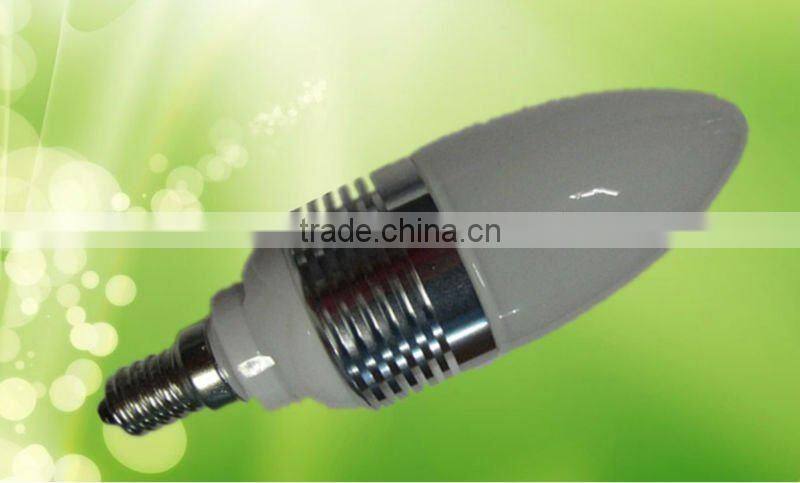 E14 3W plastic cover aluminum led bulb Light Shell