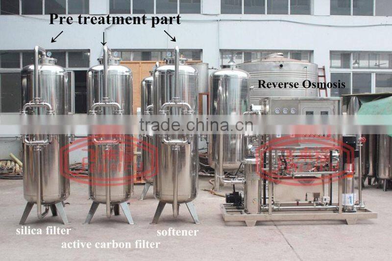 1000Liter/h pure water production line