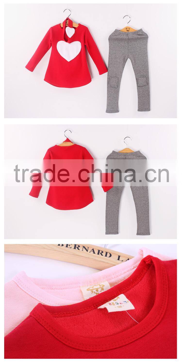 beautiful girls clothing girls coat with pants hairband 3 piece 2015 fashion girls clothing