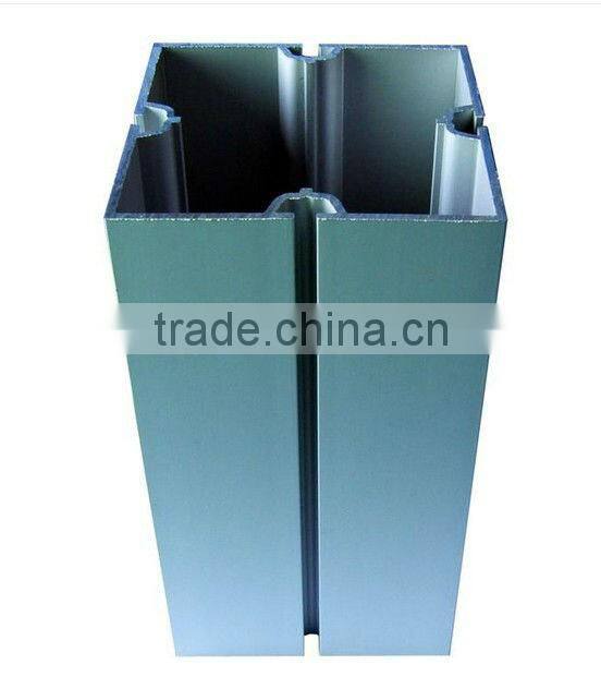 brush green powder coating aluminium profile for windows & door,furniture,cabinet