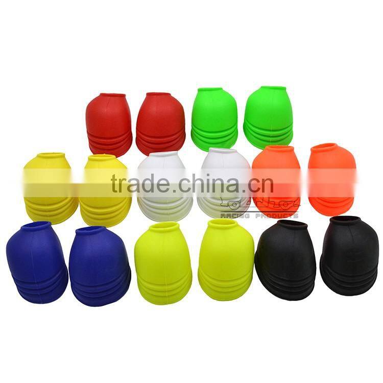 BJ-FPC-001-RD motorcycle foot pegs High Performance Foot Peg Cover PVC For Dirt bike Off Road bike