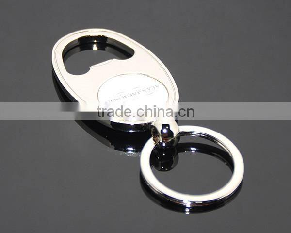 United States Custom Print Name Souvenir Ellipse Oval Metal Key Ring Beer Opener