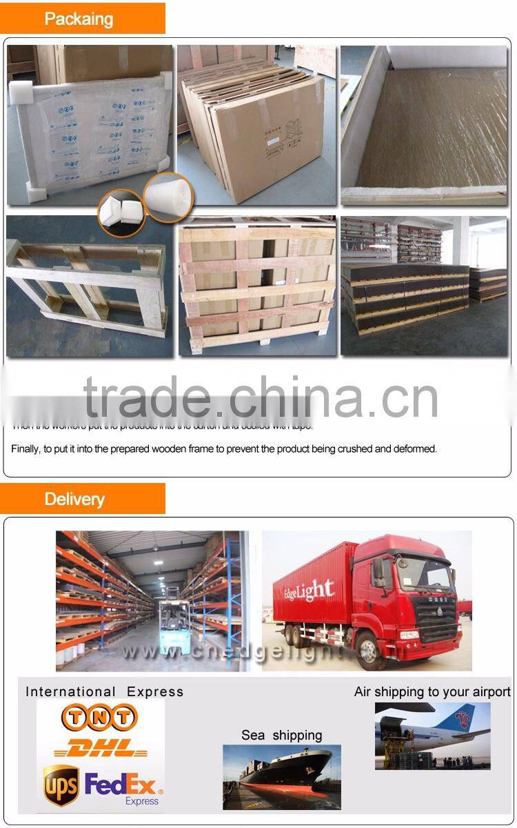 Edgelight AF50 aluminum high quality frameless textile LED light box which made in Shanghai