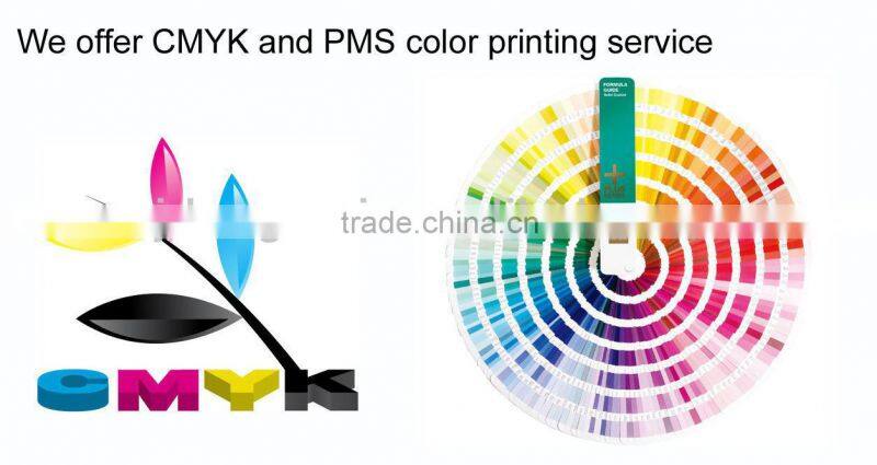 elliptical orange with black printing self-adhesive sticker for glass