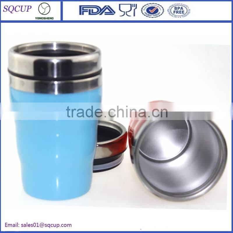 Wholesale Stainless Steel Insulated Double Wall Travel Coffee Mug Cup with custom design