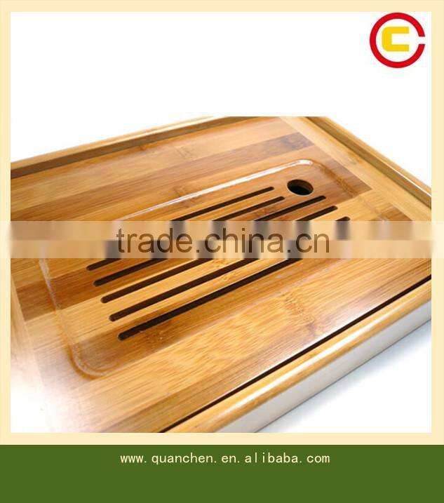 chinese bamboo tea serving tray