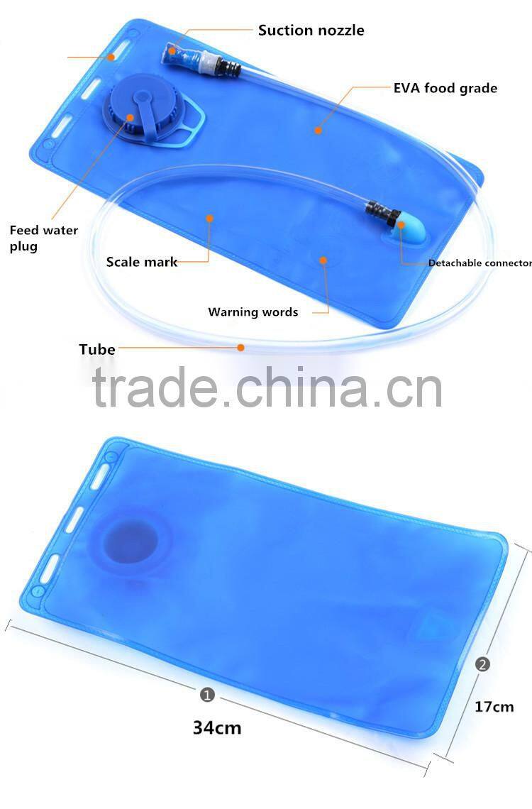 Outdoor 2L EVA portable cycling climbing drinking water in plastic bag
