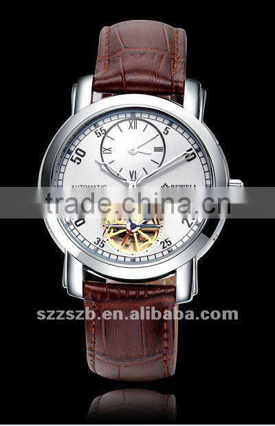 BEWELL Automatic Watch , japan movt quartz watch stainless steel back