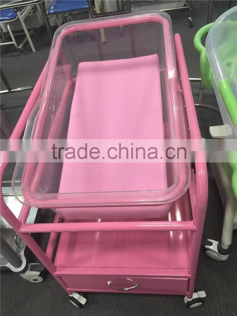bassinet wheels newborn baby cot