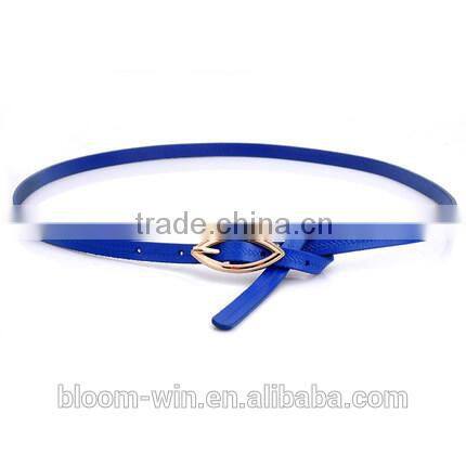 Fancy belt for girl PU dress belt for lady