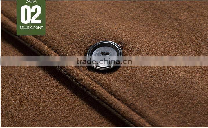 The spring and autumn period and the new men's windbreaker business men's wear brand cashmere cloth coat