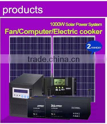 off grid solar system for home/ Solar energy home system 2000w
