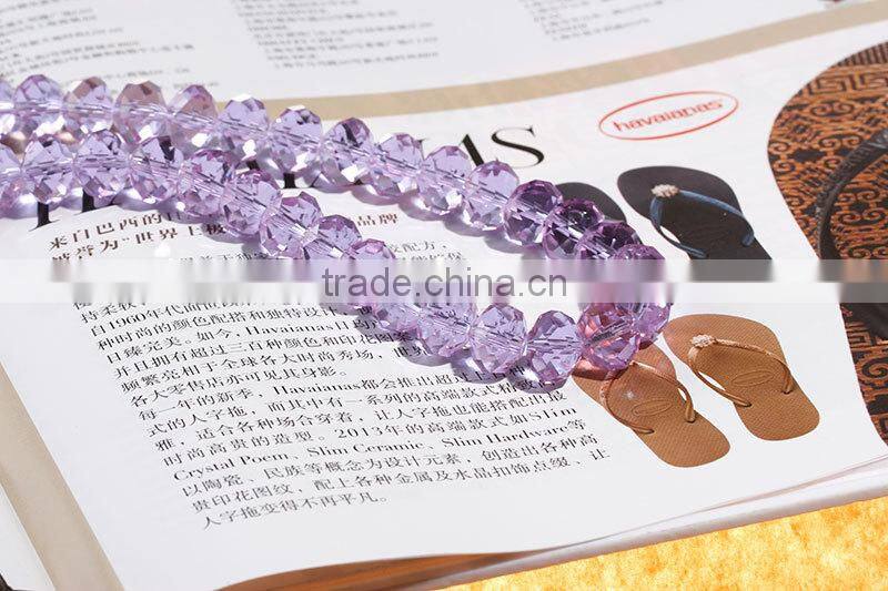 Hot Selling Wholesale Jewelry Rondelle Crystal Beads In Bulk
