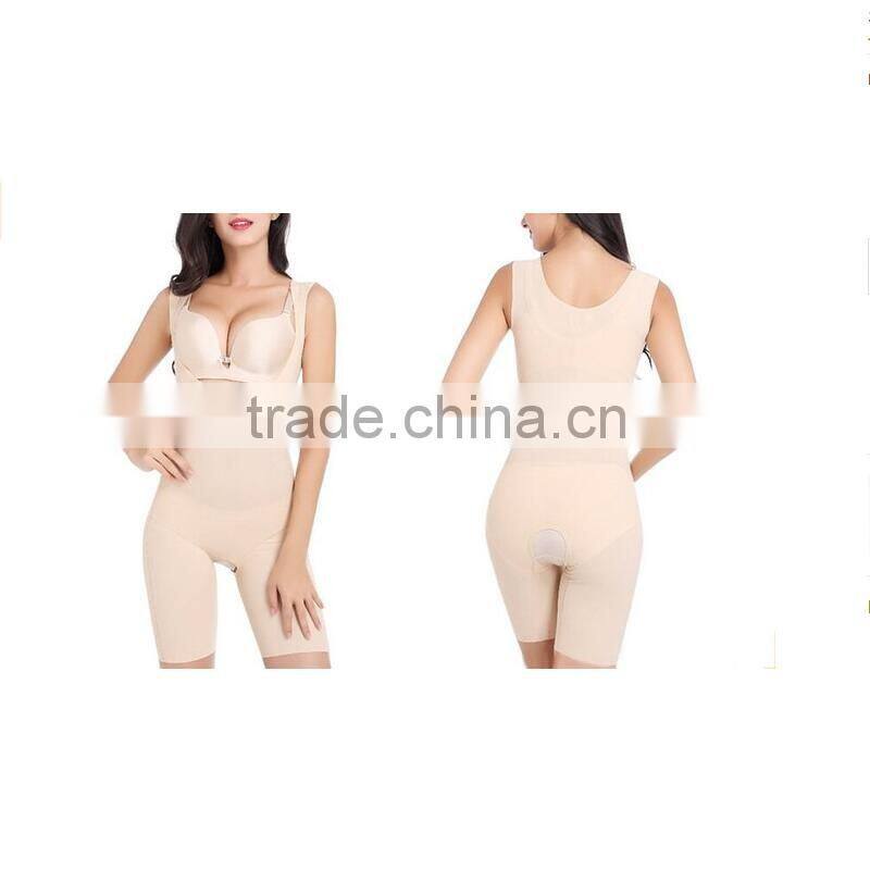 2016 News Women's Seamless Full Body Shaper Thigh Slimmer Firm Control Shapewear Bodysuit