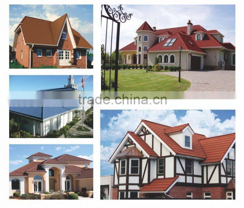 Linyi Wante Machinery high quality classic roman flat tile stone coated roof tiles