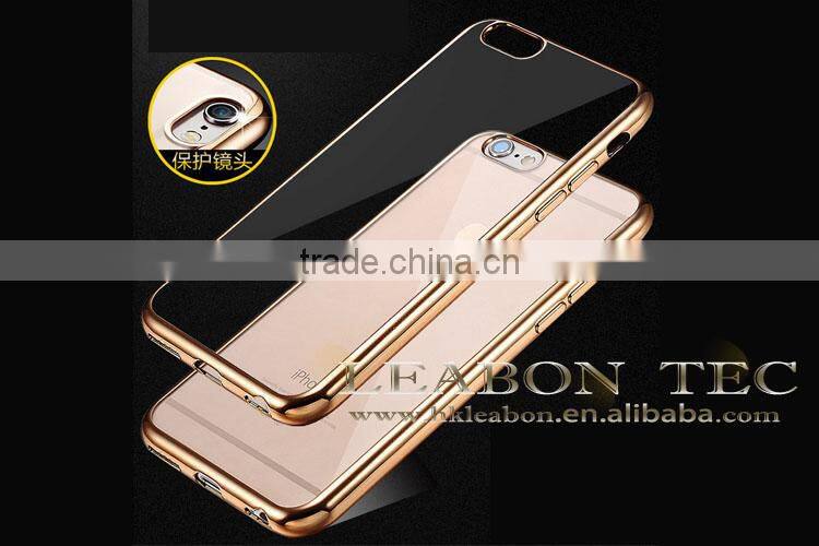 2016 new TPU plating case for iphone 6 ,for iphone 6 case tpu electroplated