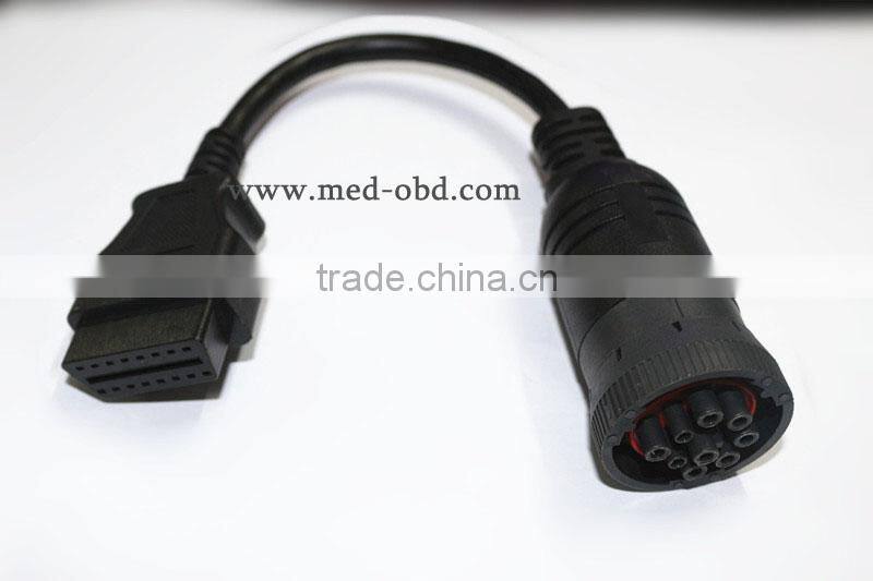 J1939-9Pin Deutsch to OBD OBD2 OBDII
