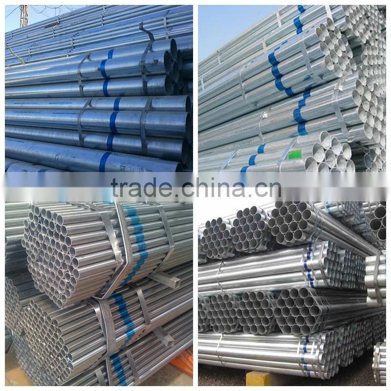 ASTM A210 seamless galvanized round steel tube price list