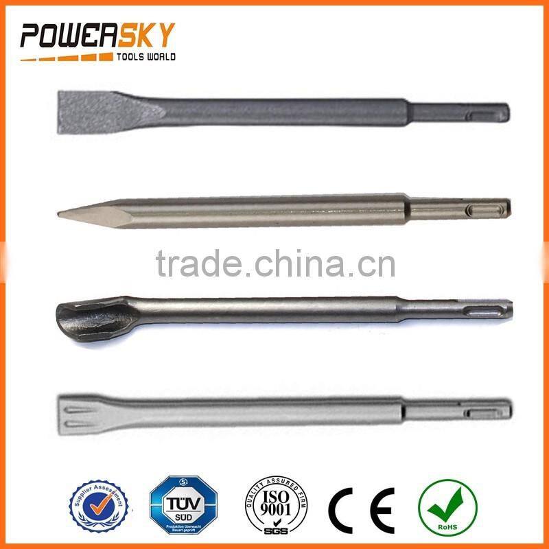 SDS PLUS Point and Flat Chisel for concrete and stone,sds point chisel