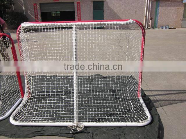 6ft steel ice hockey goal with net