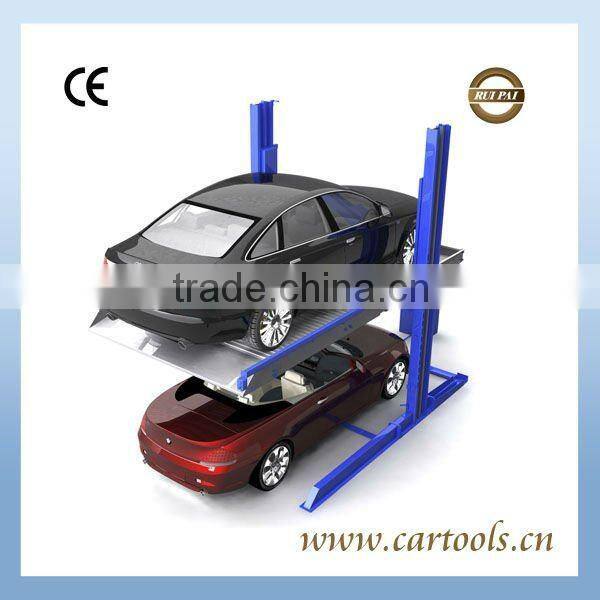 Two level two post car storage parking lift RP-7001