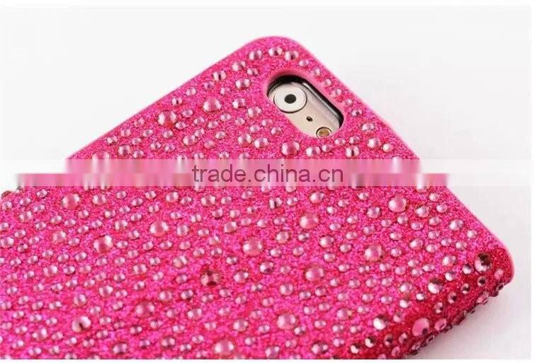 Rhinestone Phone Case OEM Flip Leather Case Cover For Samsung Galaxy Grand 2