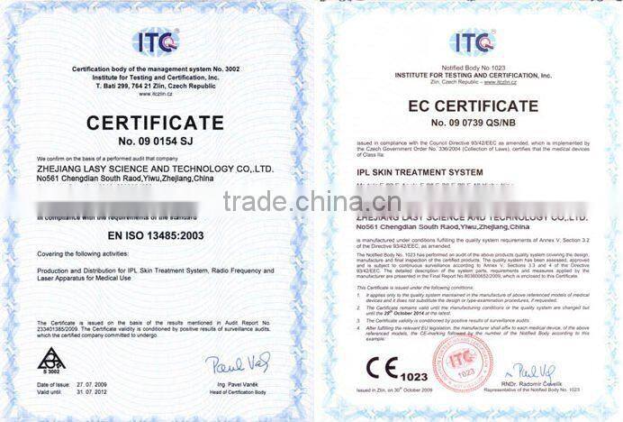 zhejiang yiwu ipl e-light beauty machine Manufacturer