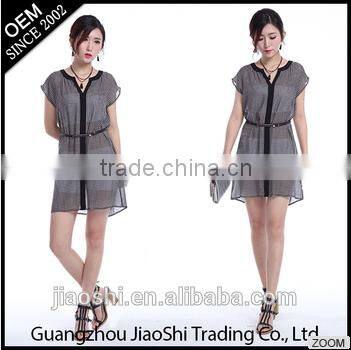 Lastest design women dresses fashion black ladies dress for formal party