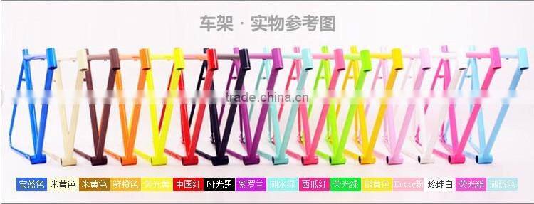 NEW ARRIVAL ! Single Speed road bike, Dynamic personal Customization