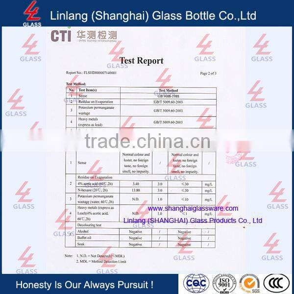 New Designed Custom Made Glass Bottle for Essential