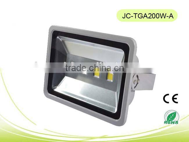 Hot sales CE/RoHS approval, IP66 waterproof outdoor with low price LED 200W COB Floodlight 1W Series