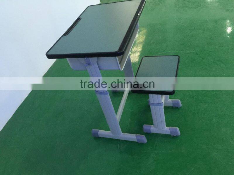 adjustable school desk and chair cheap modern school furniture HXZY054