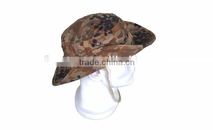 Desert camouflage military fatigue hat for German army