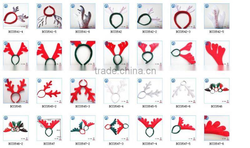 Wholesale Cheap Children Cute Antler Father Christmas Headband