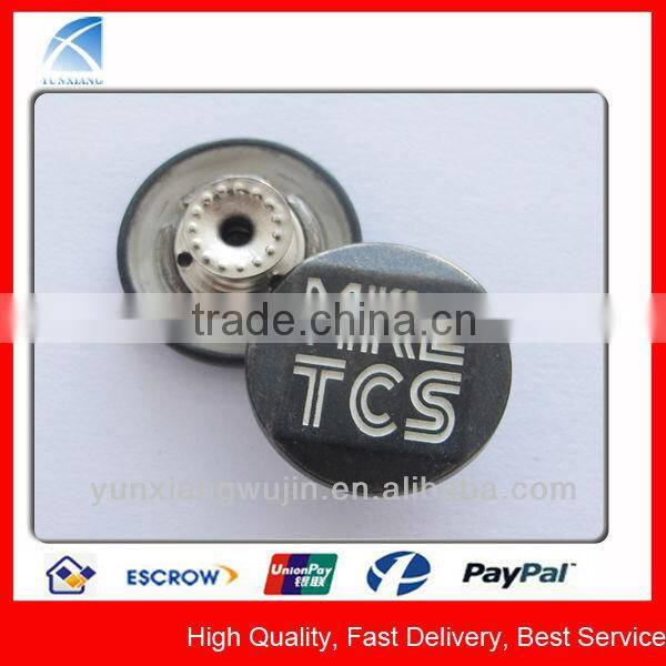 YX1852 Custom Metal Jeans Button Factory