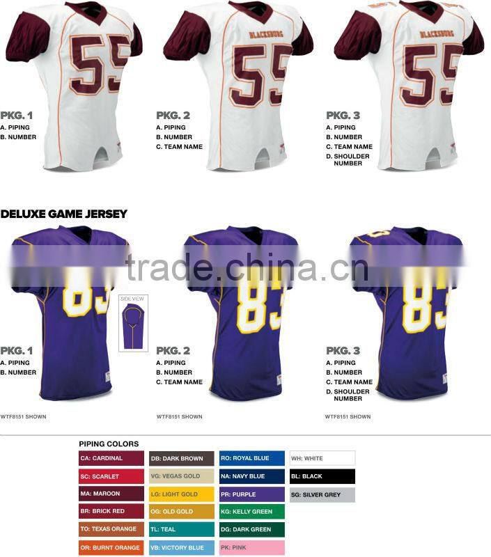 Digital Camo Football Jersey Americna Football Uniforms Sublimated