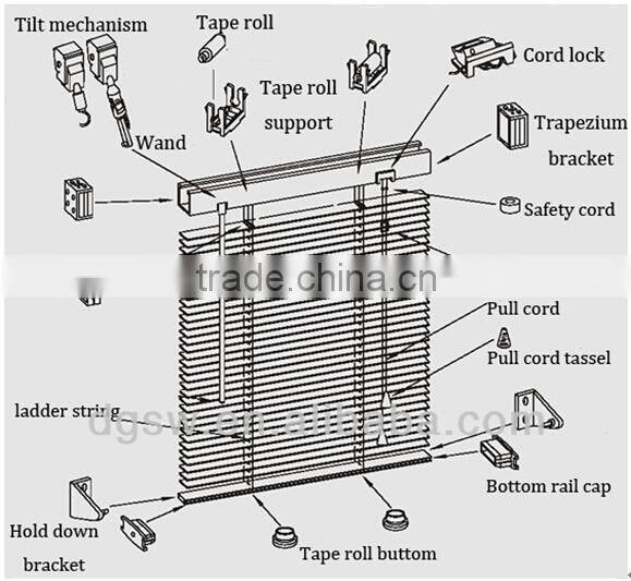 cord weight for vertical blind components from manufacture Shenzhen China