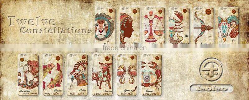 Wholesale 3D zodiac heroscope customised 5.5inch phone accessories mobile case cover for iphone 6 6s 5 5s se for samsung